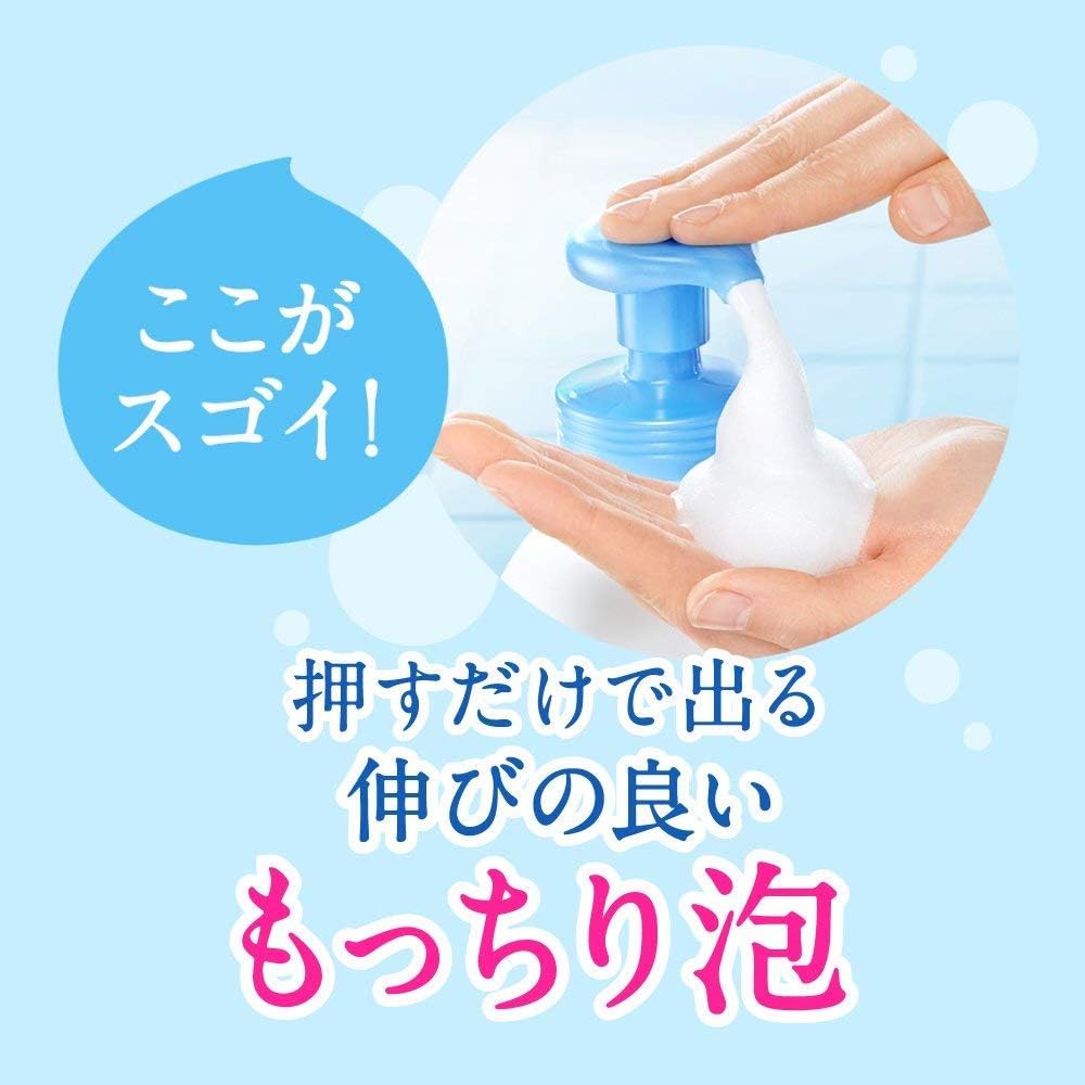 Bioréu Body Wash with Foaming Moist Refill 18.1 fl oz (515 ml) (Normal 16.9 fl oz + 1.2 fl oz (480 + 35 ml) Body Soap, Moisture Type