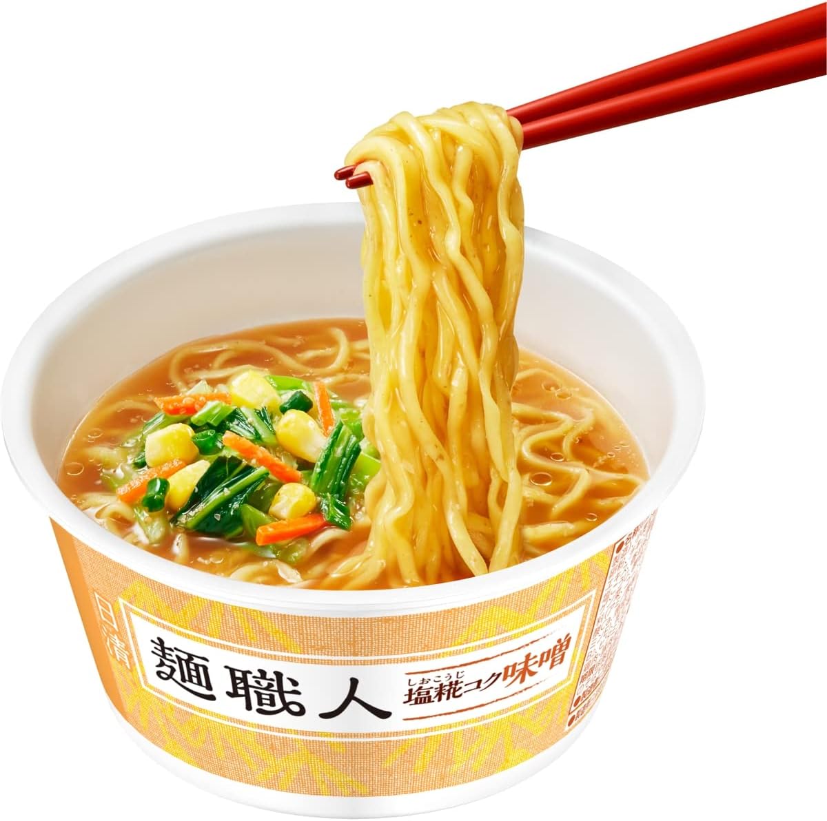 Nissin Noodle Artisan Miso Nissin Foods Cup Noodles, 3.4 oz (95 g) x 12 Packs