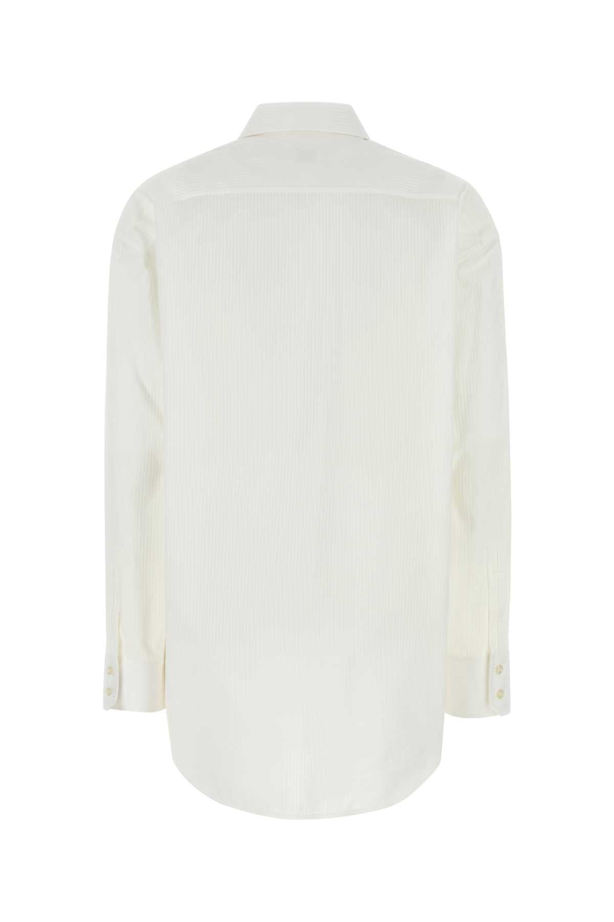 Saint セントローランホワイトコットンシャツ - Image 3