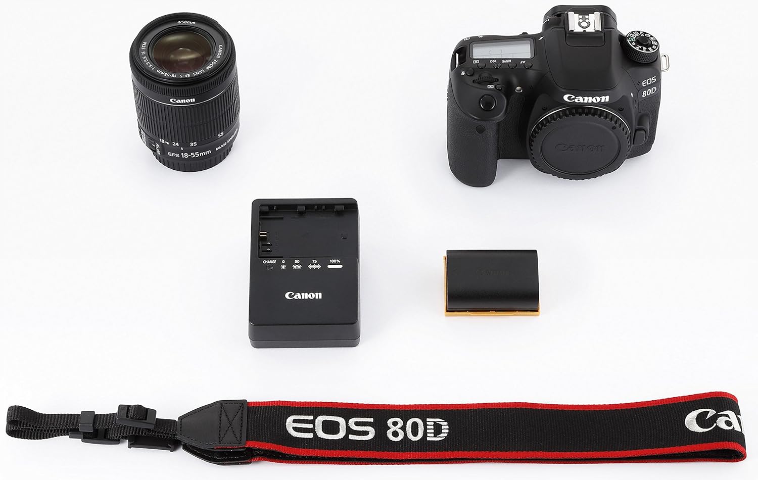 Canon Digital SLR Camera EOS 80D, blk