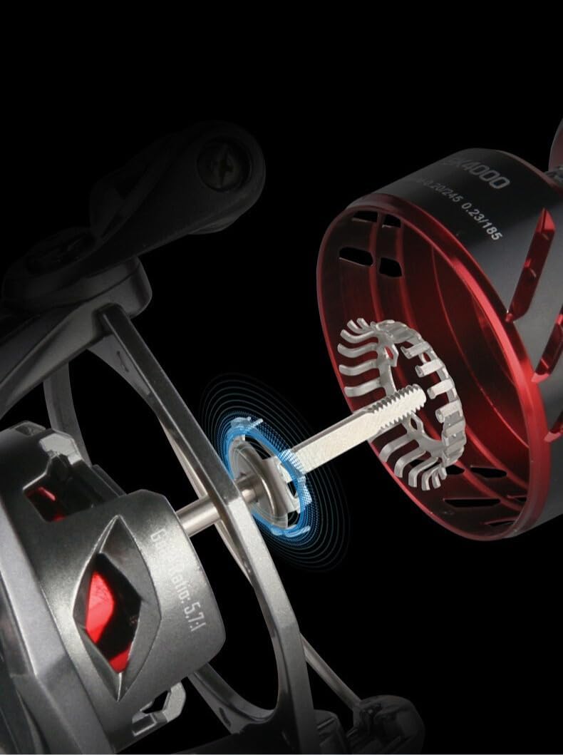 スピニングリール 3000番 5000番 リール 釣り 釣りリール 遠投 軽量 6+1BB 釣り具 釣り用品 家族釣り 海釣り 川釣り 湖釣り 防波堤 渓流釣り [並行輸入品]