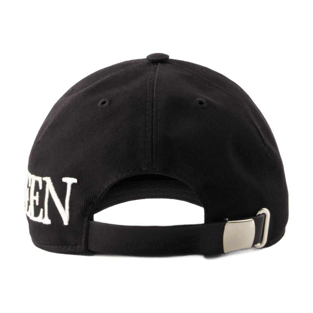 Alexander 特大キャップアレクサンダーマックイーンコットンブラック - Image 3