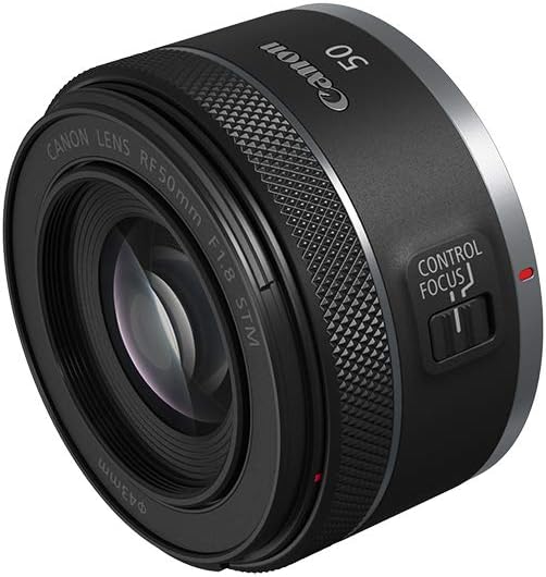 [Renewal] Canon Lens RF50mm F1.8 STM Black Compact (4515C002)