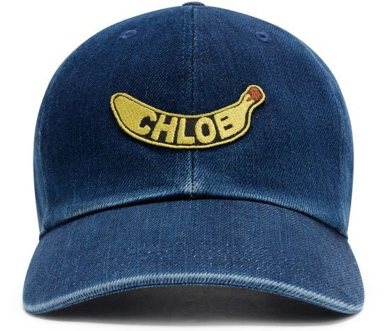 CHLOE Chloé Smile denim cap - Image 3