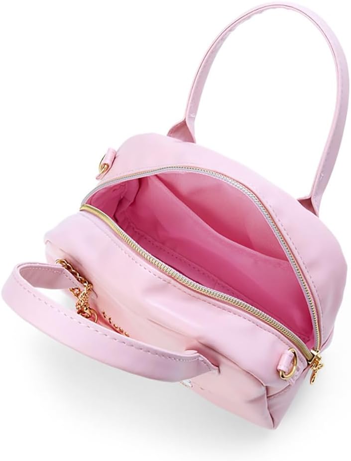 Sanrio 547352 Hello Kitty Mini Boston Bag with Shoulder Width 7.5 x Depth 2.8 x Height 5.7 inches (19 x 7 x 14.5 cm), Synthetic Leather