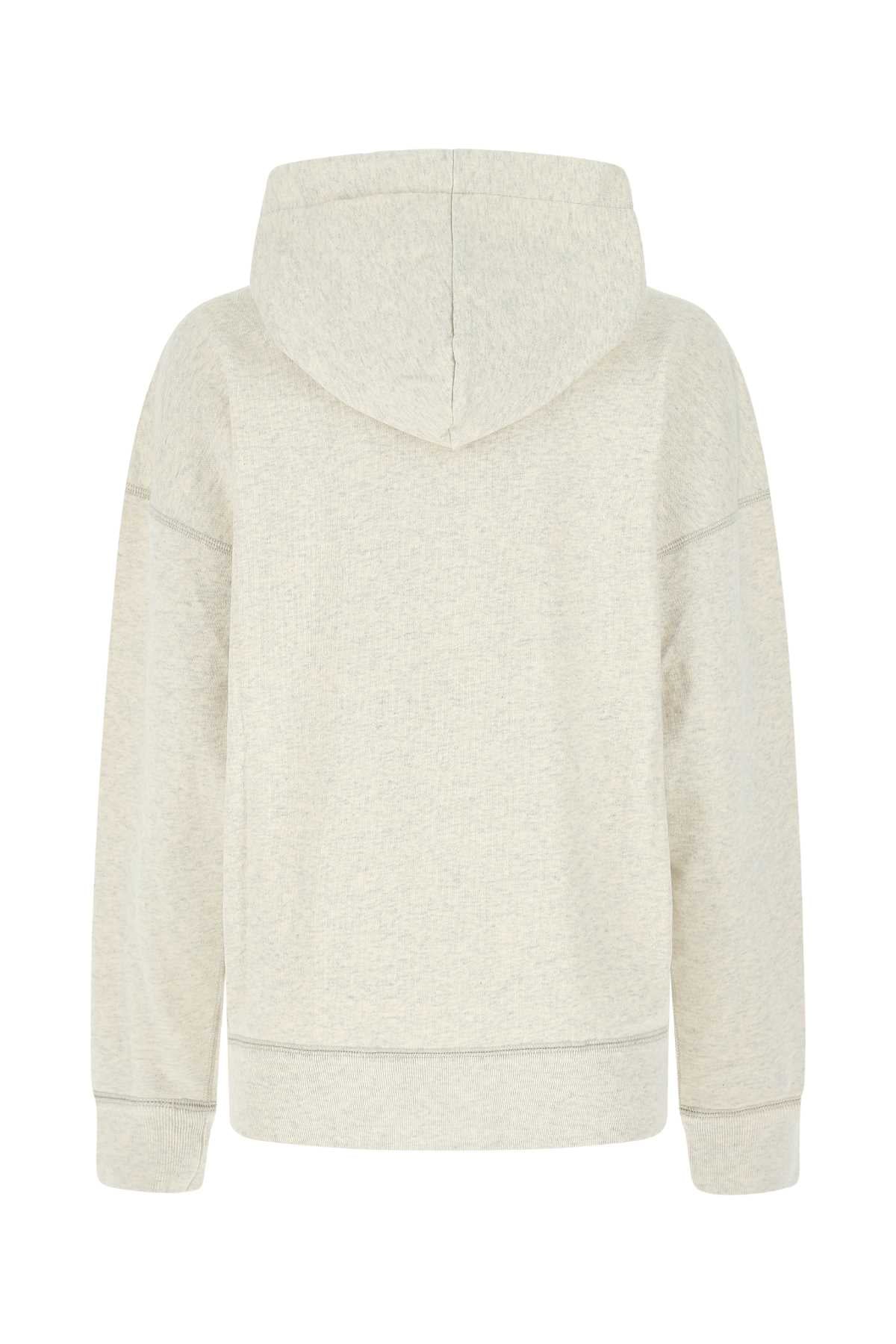 Marant イザベル・マラン・エトワイル・メランジュ・アイボリー・コットン・ブレンド・マンセル・スウェットシャツ - Image 3