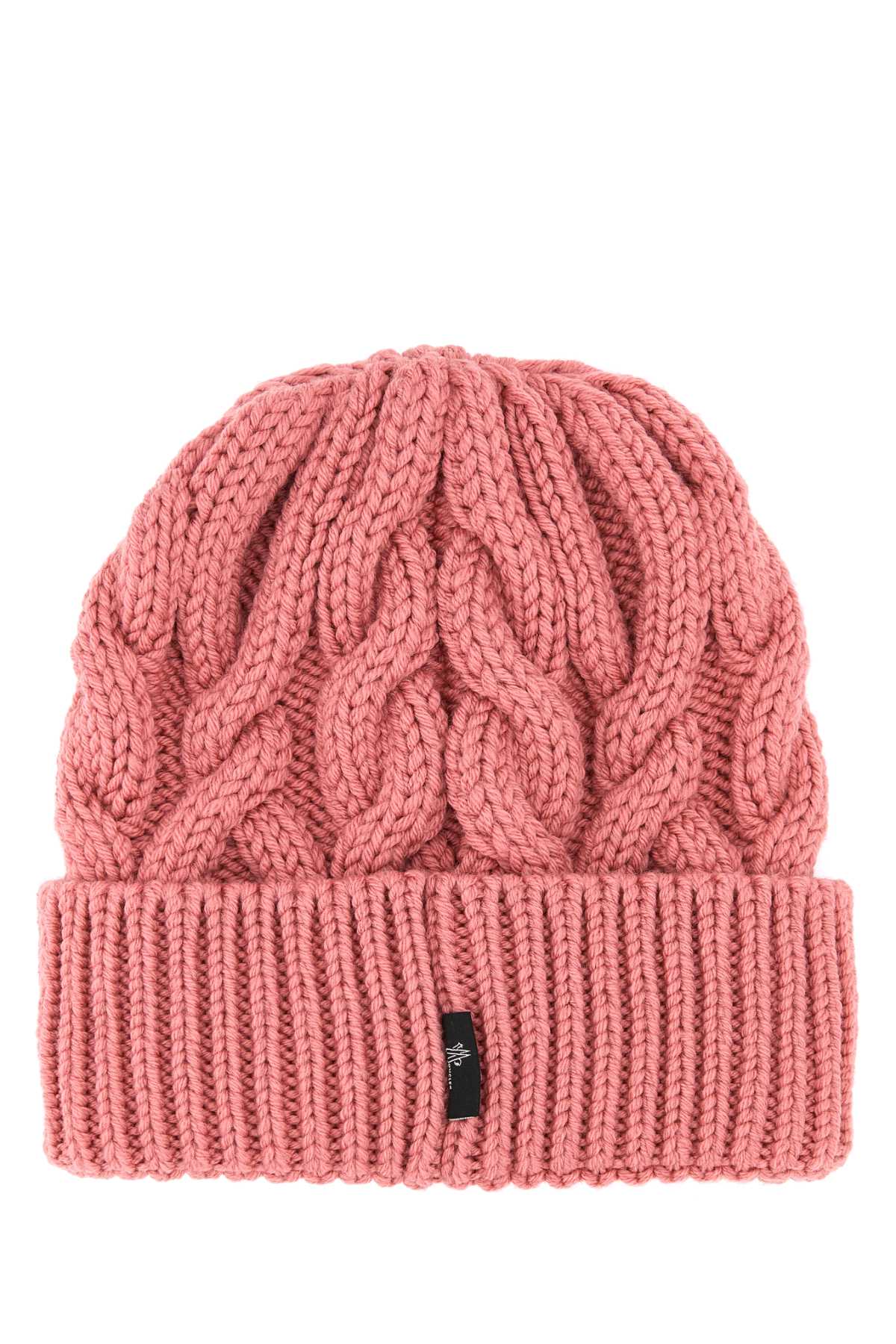Moncler モンクラーグレノーブルダークピンクウールビーニーハット - Image 3