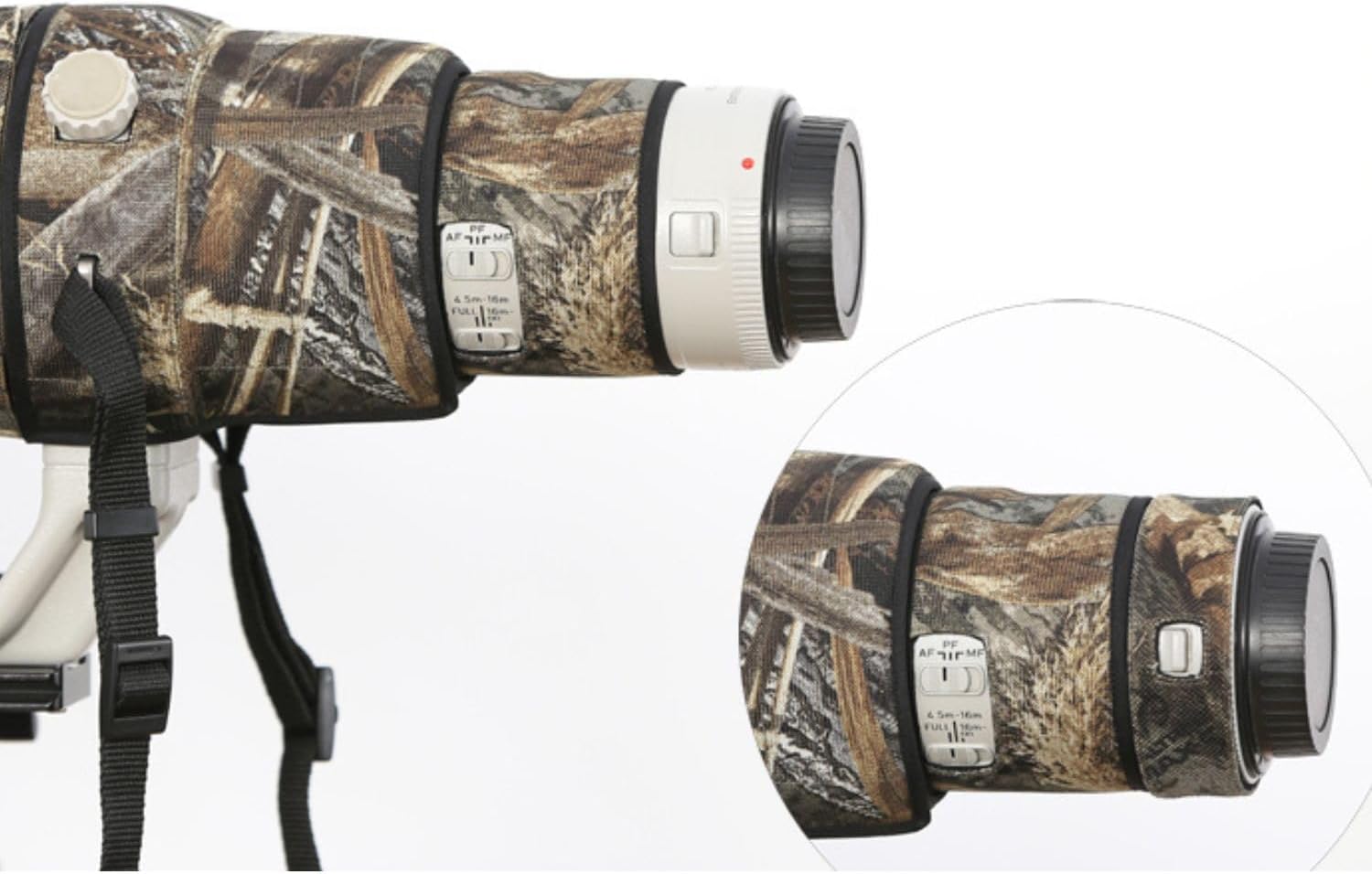 ROLANPRO Waterproof Lens Camouflage Coat for Canon EF 600mm F/4 L IS II USM Camouflage Rain Cover Lens Protective Sleeve - #9