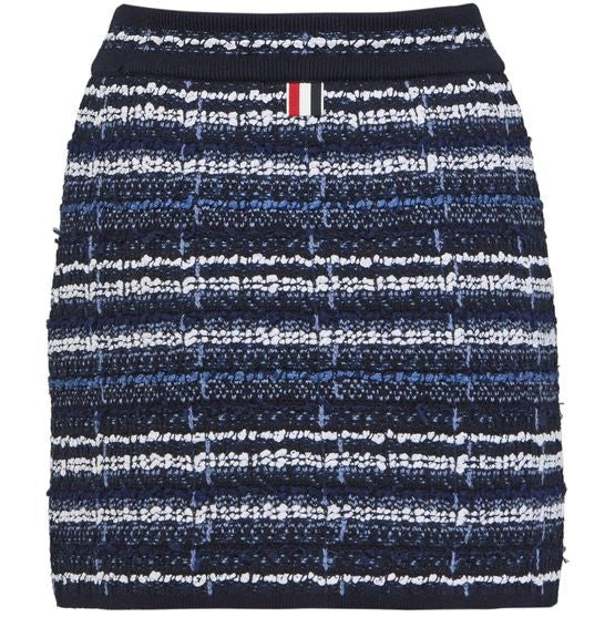 THOM BROWNE インレイ ツイードジャカード ミニスカート - Image 3