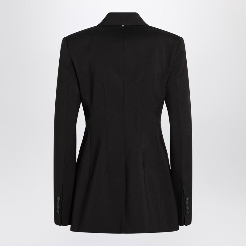 Sportmax SportMaxダブルブレストブラウンウールジャケット - Image 3