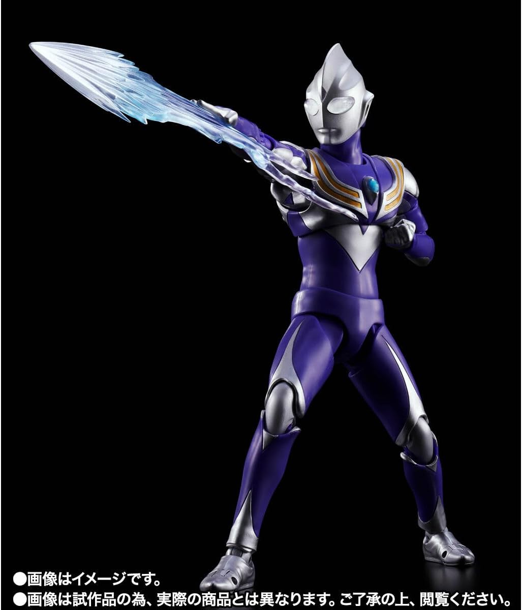 S.H. Figuarts Ultraman Tiga, Sky Type, Approx. 5.9 inches (150 mm), ABS & PVC Pre-Painted Figure