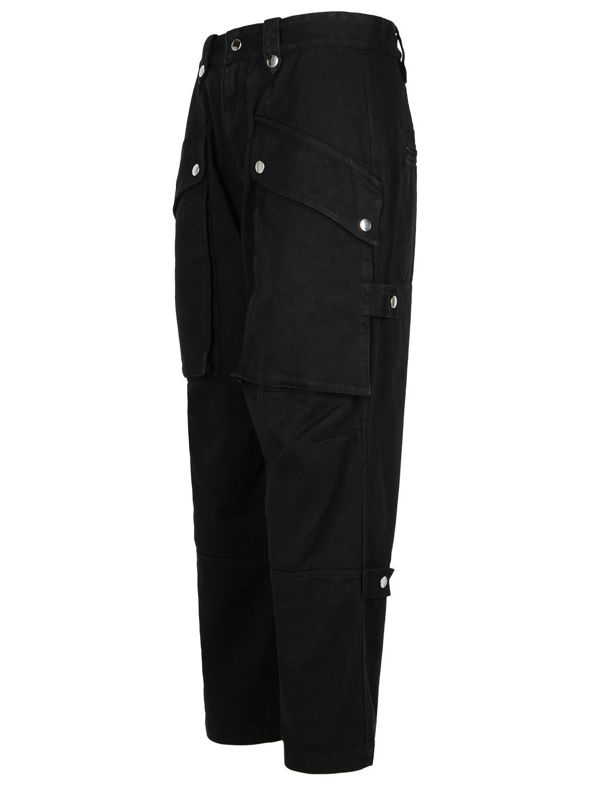 Marant イザベル・マラン・エトワイル・ジャニック 'ブラックコットンパンツ - Image 3