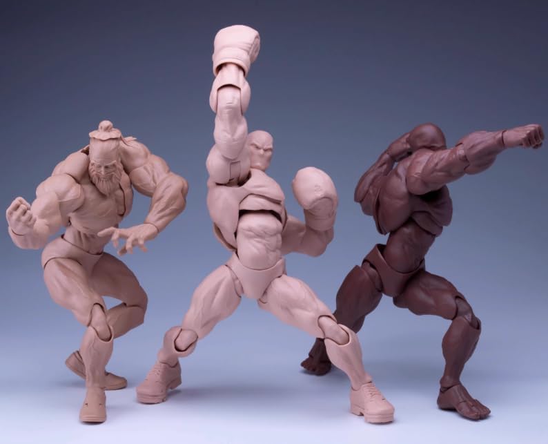 [AC] Romankey UMS003 1/12 Men's Big Guy Movable Action Figure Body Natural Skin