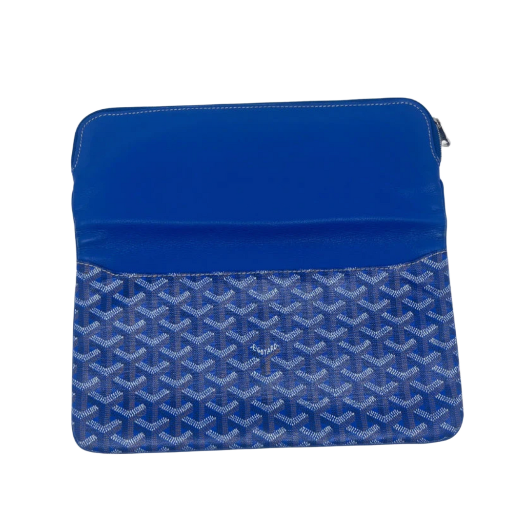 GOYARD 'SAINTE-MARIE' BLUE MM CLUTCH