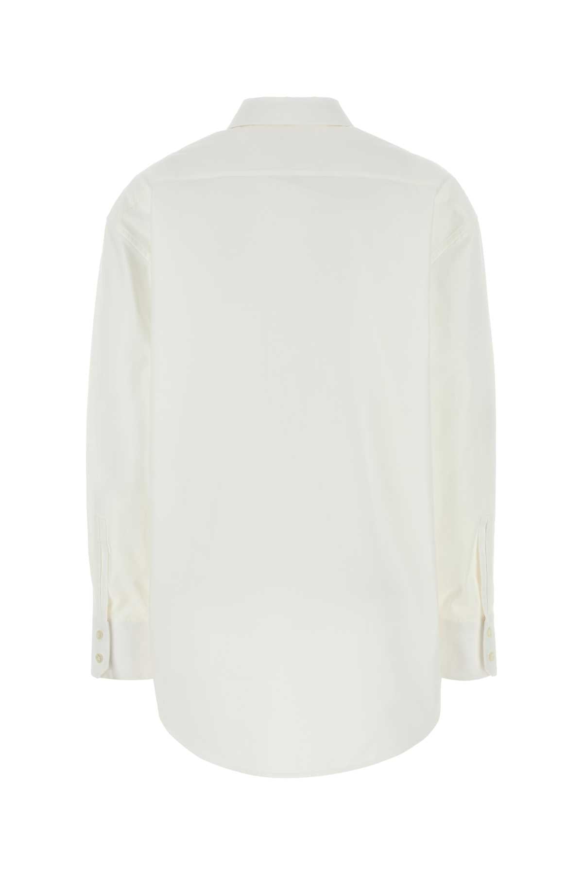 Saint セントローランホワイトポップリンシャツ - Image 3