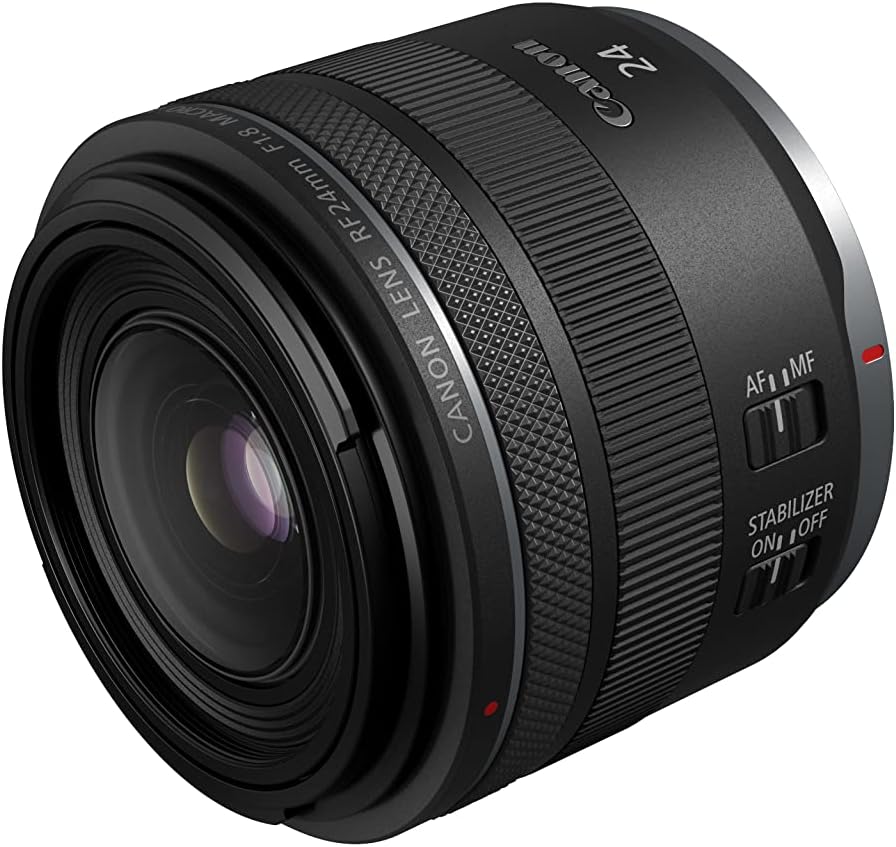 Canon RF24mm F1.8 Macro is a STM lens