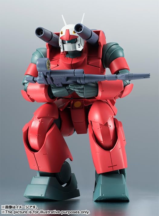 BANDAI SPIRITS ROBOT Spirits Mobile Suit Gundam RX-77-2 Gun Cannon Ver. A.N.I.M.E. (Resale Version), Approx. 4.9 inches (125 mm), PVC & ABS, Painted Action Figure