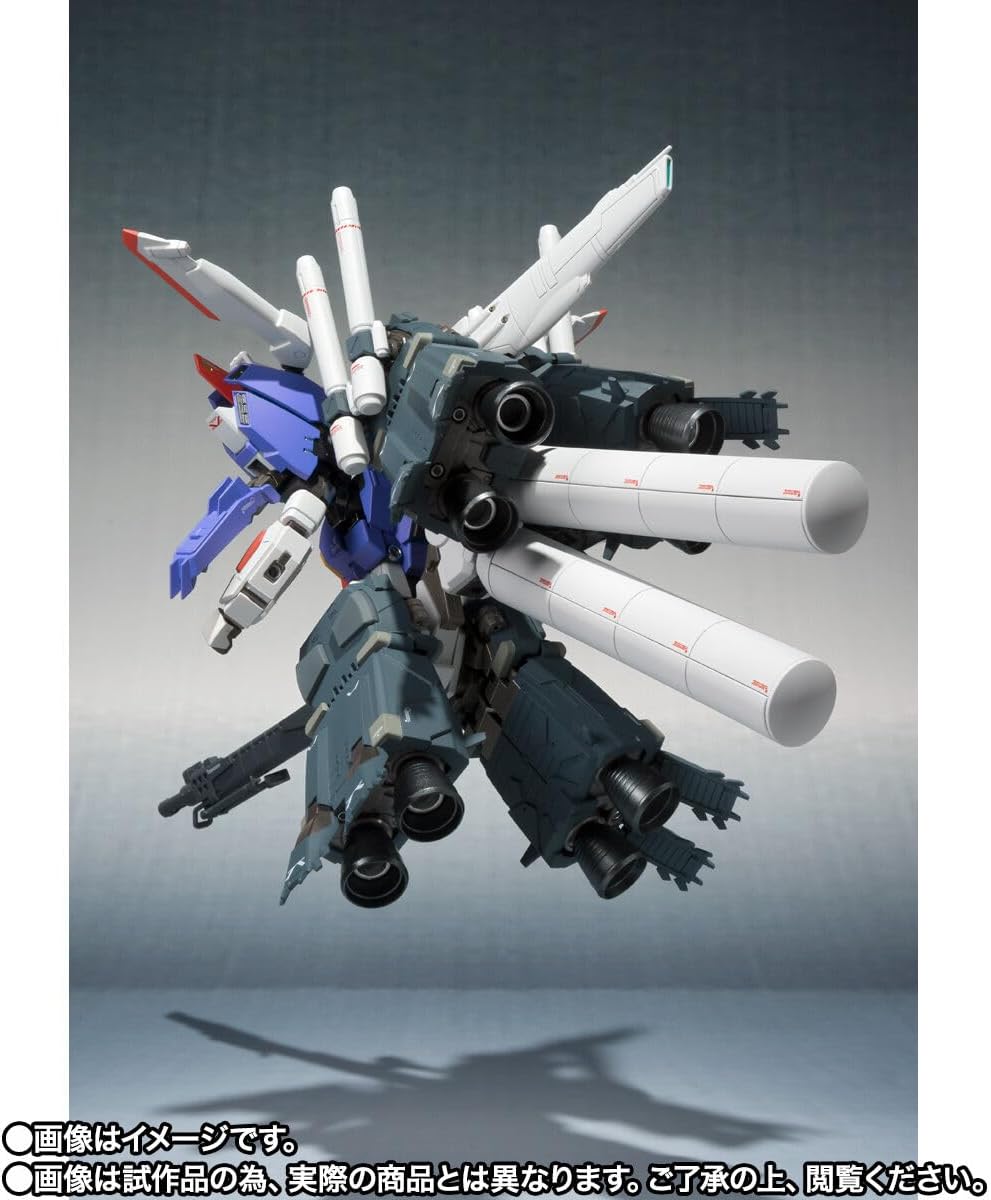 Metal Robot Spirits (Ka Signature) S Gundam Booster Unit Mounted Gundam Sentinel Painted Action Figure