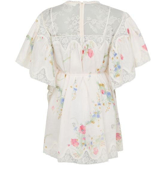 ZIMMERMANN Lucky lace trim mini dress - Image 3