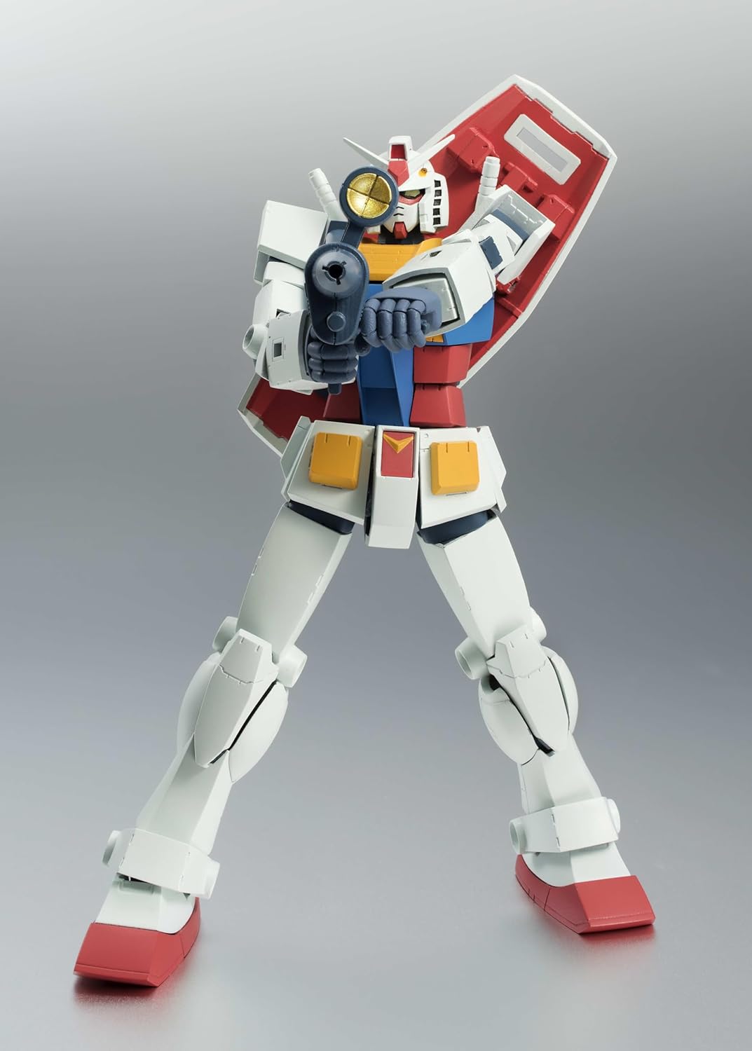 TAMASHII NATIONS Robot Spirits Mobile Suit Gundam RX-78-2 Gundam Version, A.N.I.M.E. (Resale Version), Approx. 4.9 inches (125 mm), PVC & ABS, Painted Action Figure