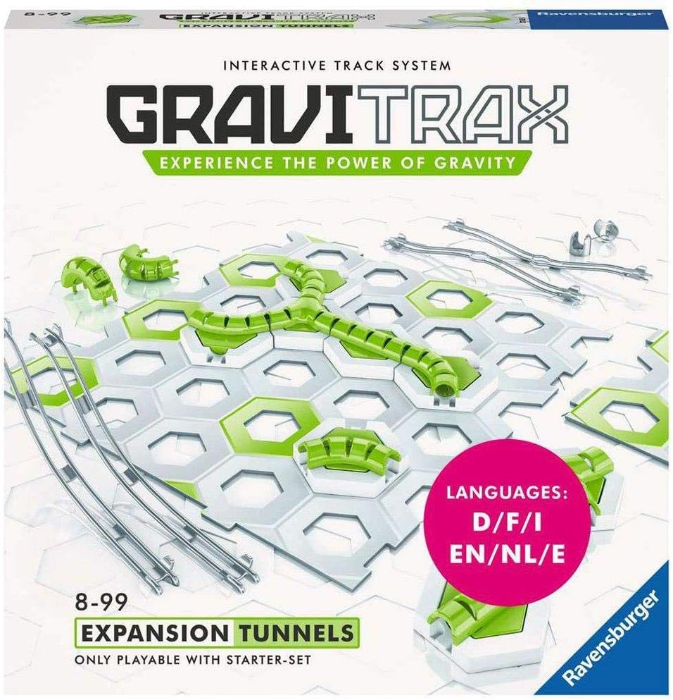 Ravensburger (ラベンスバーガー) Marble Run (Slope Toy) GraviTrax (グラヴィトラックス) Expansion Set Tunnel Set 26820 7 Suitable for ages 8 and up 【Toy Educational Toy Gift (Birthday/Christmas)】