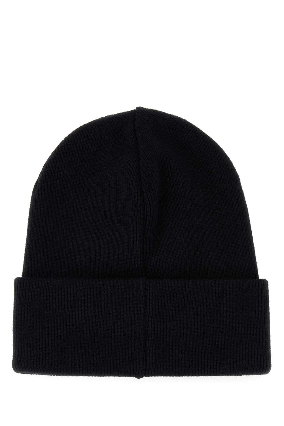 Dsquared2 Dsquared Black Wool Beanie Hat - Image 3