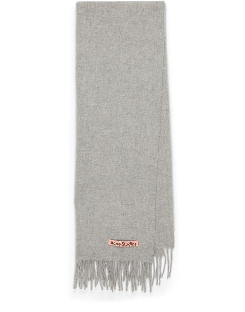 ACNE Canada Narrow フリンジ付きマフラー - Image 3