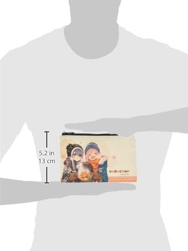 Licensing Agent Yuru Camp △ Flat Pouch Design 04 (Nadeshiko Kagamihara & Rin Shima/A)