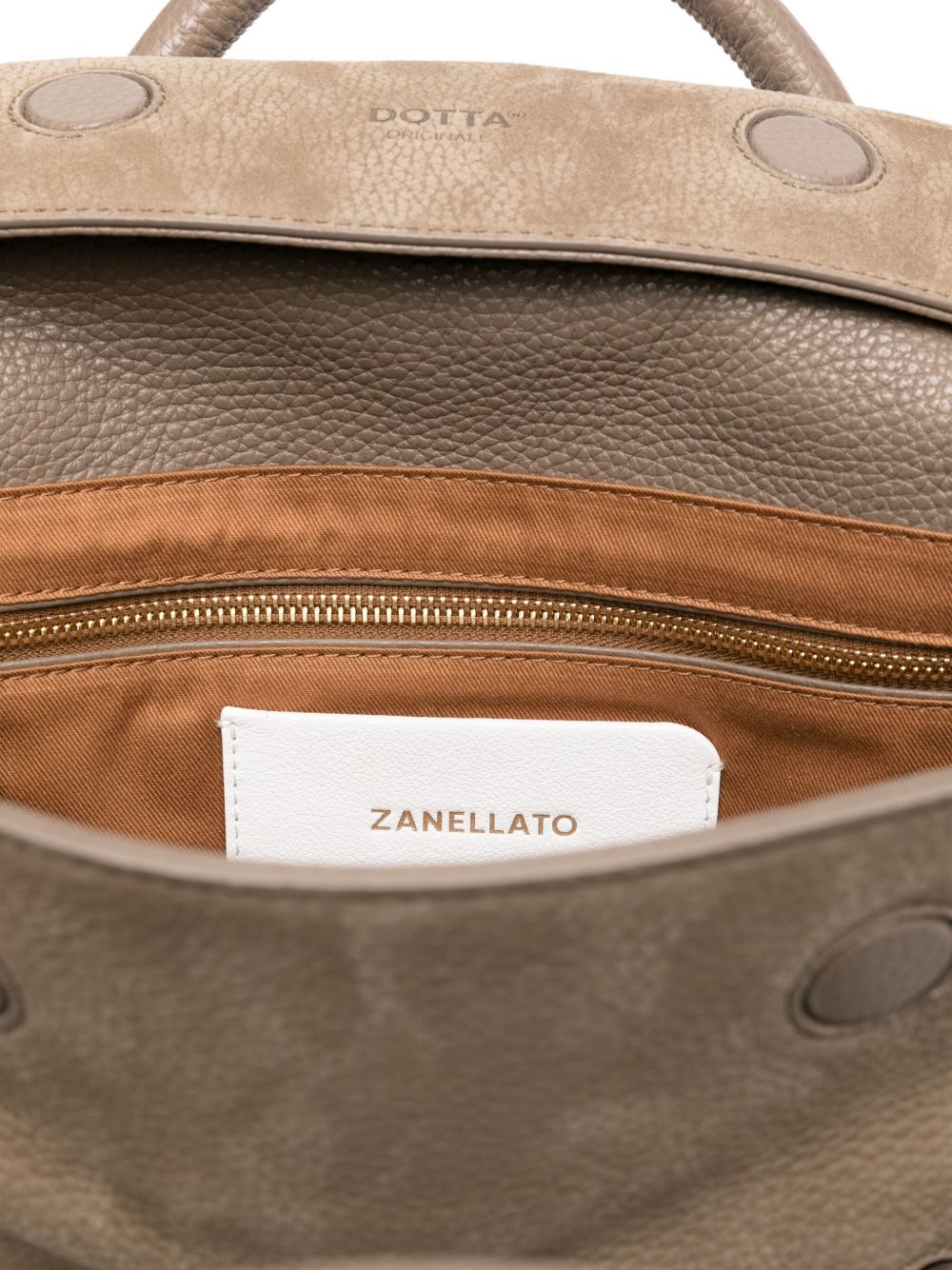 Zanellato Zanellato Dotta Jones Small Suede Leather Handbag - Image 3
