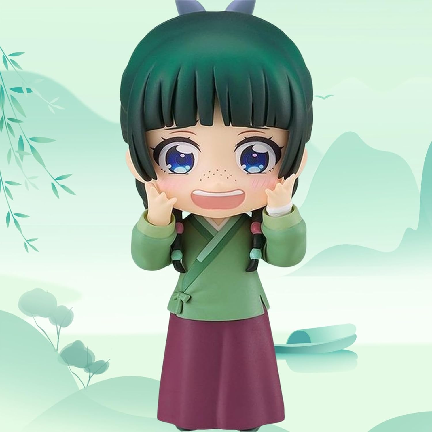 HESHI Single Pharmaceutical Cat Mao Minifigure, Clay Doll, Anime, Surround, Change Your Face, Includes 3 Expressions, DIY Ornament, Figurine, Craft, Unofficial Collection, Birthday Gift, Holiday Gift