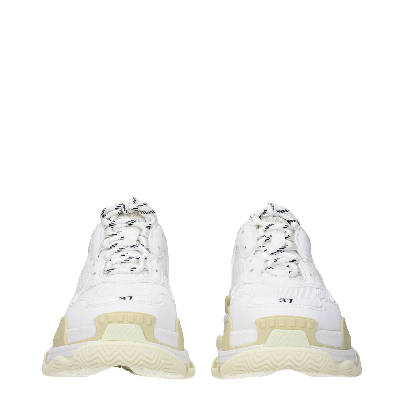 Balenciaga バレンシアガスニーカートリプル S 女性の白い布 - Image 3