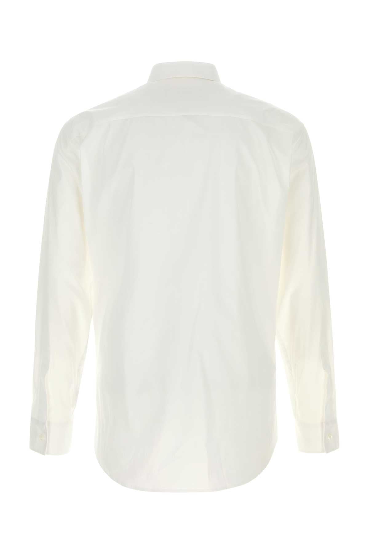 Dsquared2 ディースクエアード ホワイト ストレッチ ポプリン Dan シャツ - Image 3