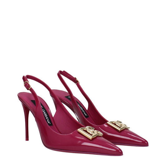 Dolce  Gabbana Dolce＆Gabbana Sandals CG0680A10378I484女性革紫/シクラメン - Image 3