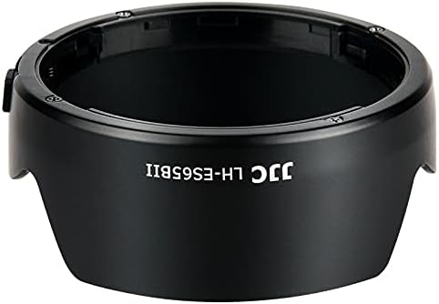 JJC Canon Lens Hood Flower Shape RF 50mm F1.8 STM Lens for Canon EOS R5 R6 R RP Camera ES-65B Compatible Set (Lens Hood, Cleaner)