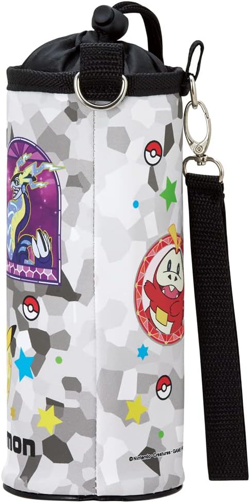 Skater PVPF7-A Water Bottle Cover, Water Bottle Case, Bottle Case, Plastic Bottle Cover, Pokemon, Multi-Size