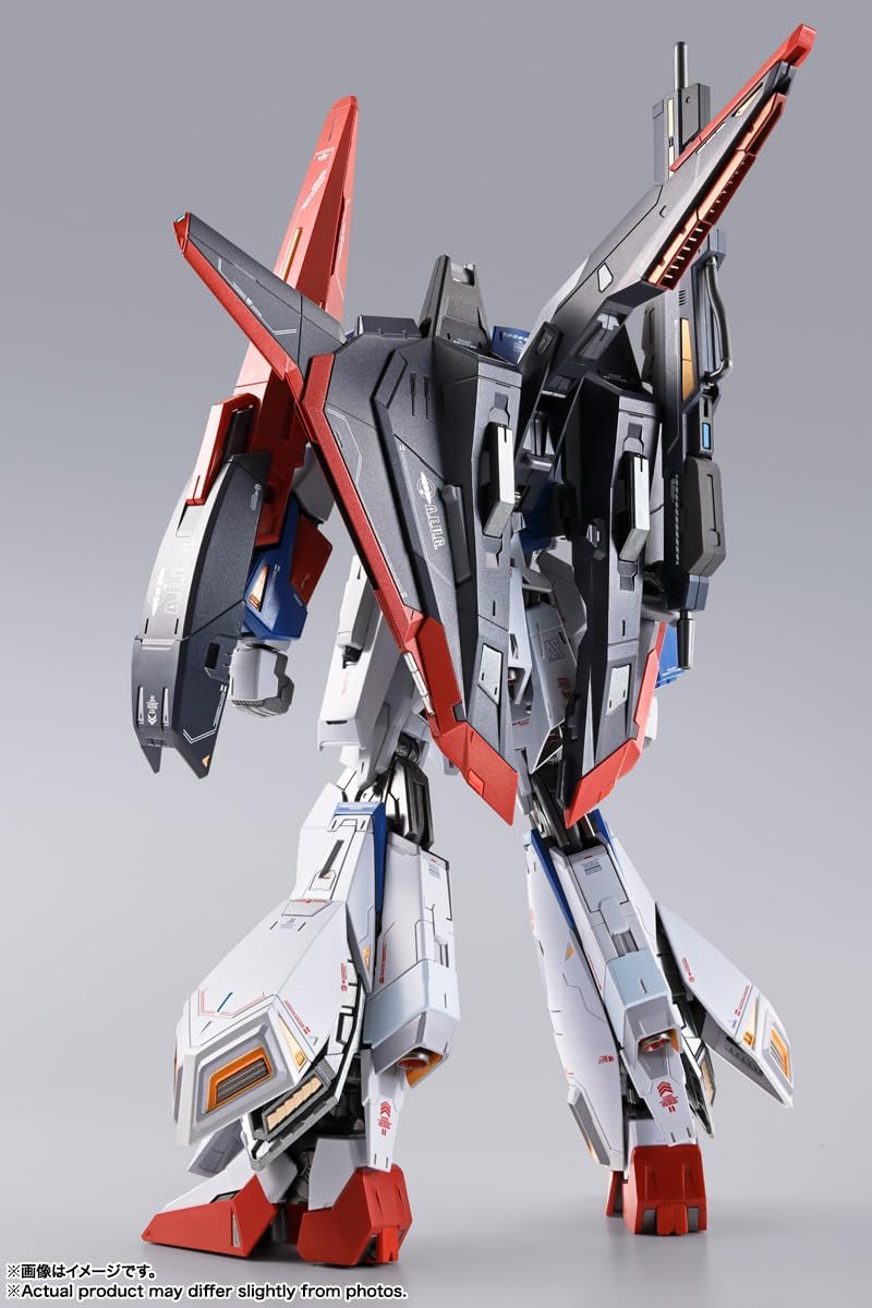 BANDAI SPIRITS METAL BUILD Mobile Suit Z Gundam Zeta Gundam Approx. 7.5 inches (190 mm), PVC & ABS & Die Cast Pre-painted Action Figure