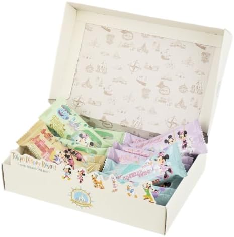 [Tokyo Disney Resort Limited] Chocolate Covered Wafers "Goods Based on Park Maps and Icons" TDR TokyoDisneyResort Popular Candy Souvenir Disney Goods Present (1 Piece)