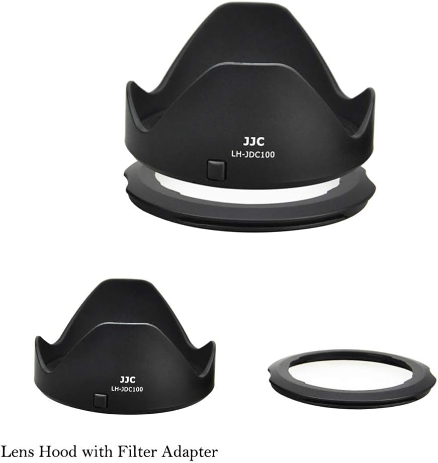 67mm Lens Hood Shade & Filter Adapter Canon PowerShot SX70 HS SX540 HS SX530 HS SX520 HS G3 X SX60 HS SX50 HS SX40 HS SX30 SX20 is a replacement for Canon LH-DC100 & FA-DC67B