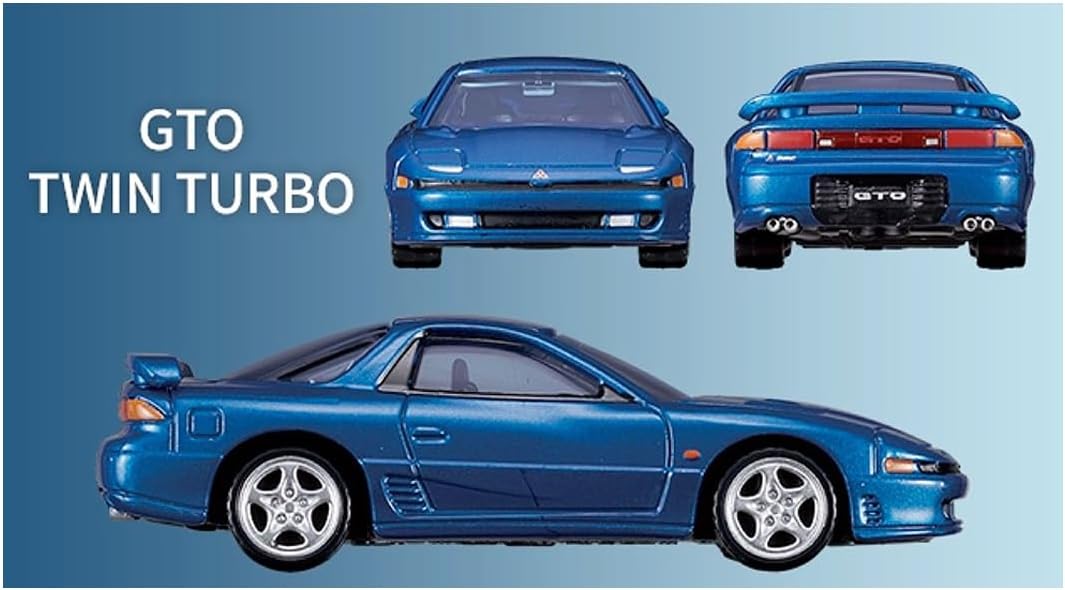 Takara Tomy Tomica Premium Mitsubishi Sports Cars 3 Models Collection Mini Car Toy for Ages 6 and Up