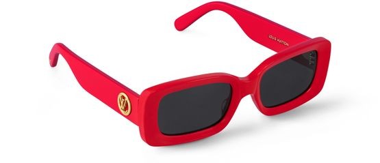 LOUIS VUITTON 57th Street NYC Exclusive LV Circle Rectangle Sunglasses - Image 3