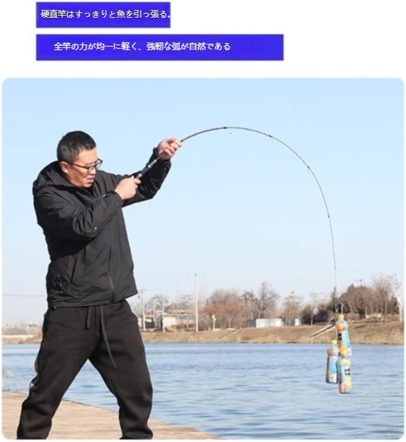 伸縮式ルアーロッド - UL調整対応 超ショートミニ設計 カーボン素材 ポータブルコンパクトロッド [並行輸入品]