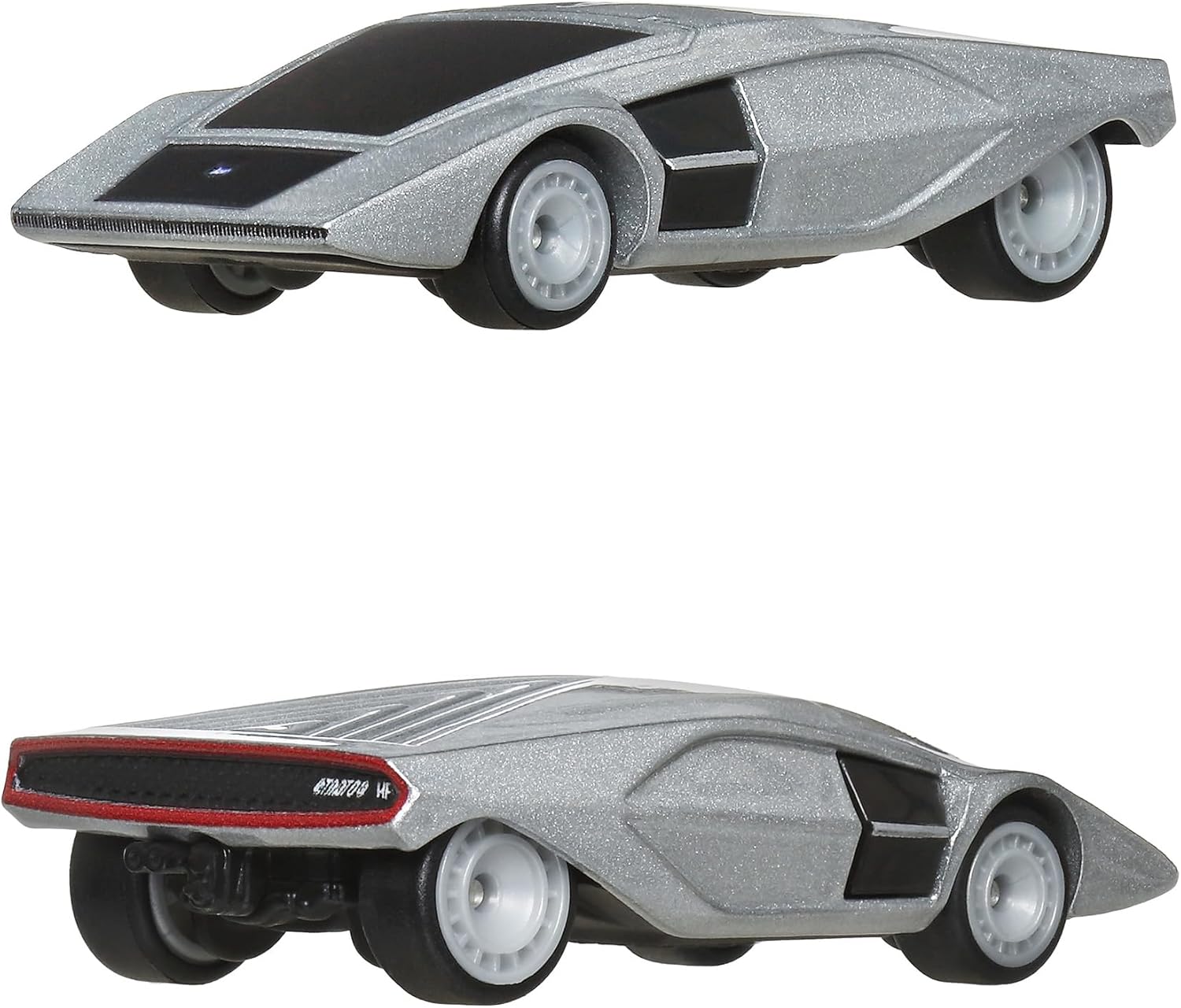 Hot Wheels Premium 2-Pack Lamborghini Countach LP5000 QV/Lancia Stratos Zero Toy Vehicle Mini Car, Ages 3 and Up, Multi JBL02