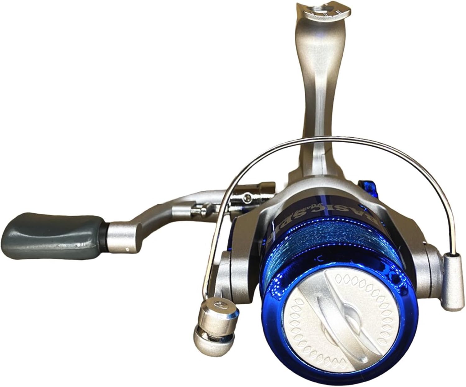 Riseway 1000 Basic Spin, Spinning Reel with Thread, No. 3 - 80 m, Blue