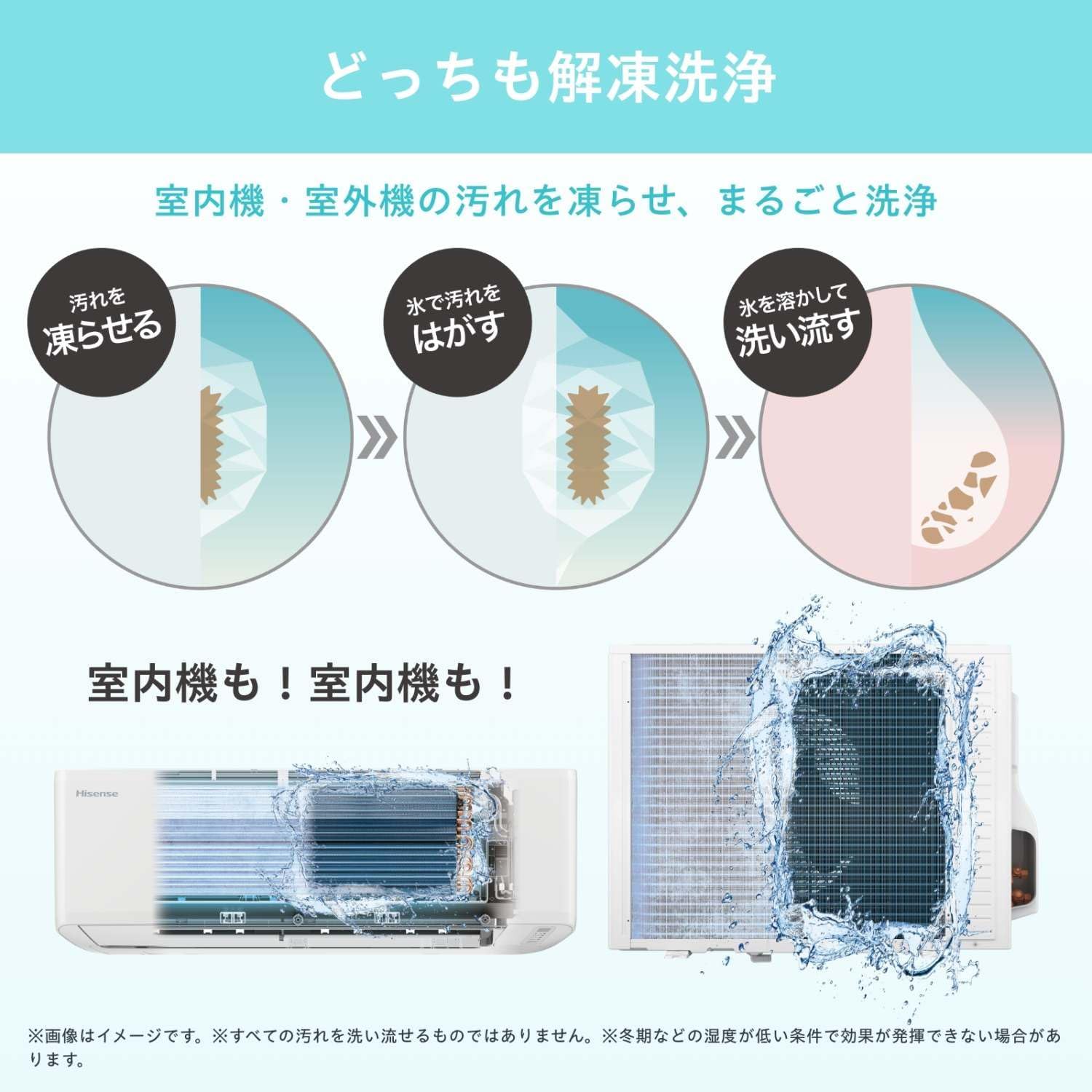 Hisense Air Conditioner, Primarily for 14 Tatami Mats, 2025 Model, Single-Phase 200V, Cooling and Heating, Dehumidification, Dual Defrost Cleaning, Internal Clean, HA-S40H2-W [Product Delivery Only