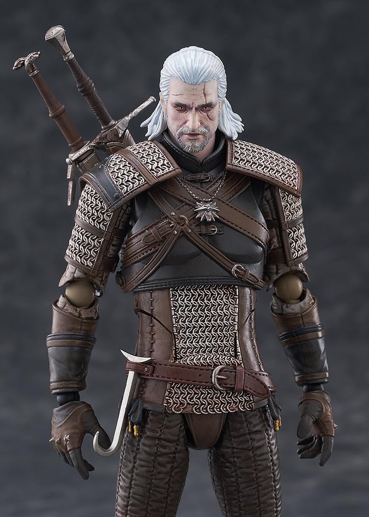 Max Factory Figma The Witcher 3 Wild Hunt Geralt Non-Scale Plastic Pre-Painted Action Figure