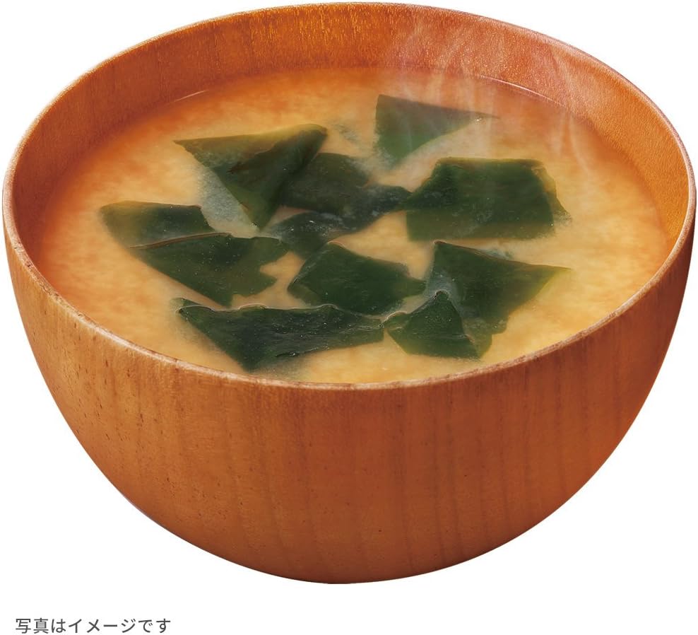 Marukome Raw Miso Soup, Restaurant Flavor, Wakame Salt, Instant Miso Soup, 12 Servings x 12 Packs, For Heat Stroke Prevention and Dietary Supplement