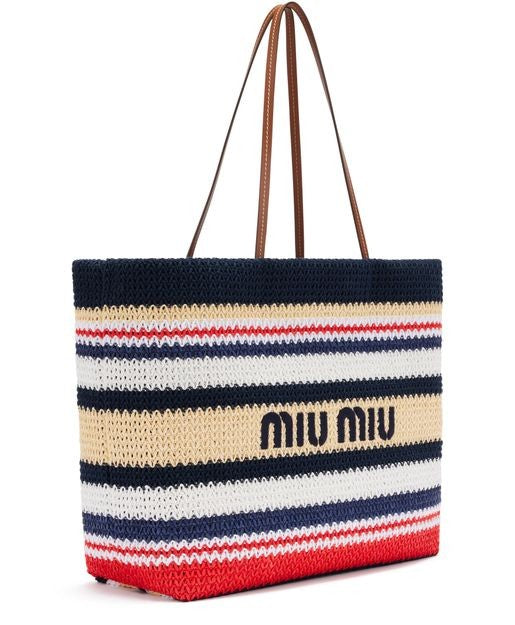 MIU MIU Large crochet tote bag - Image 3