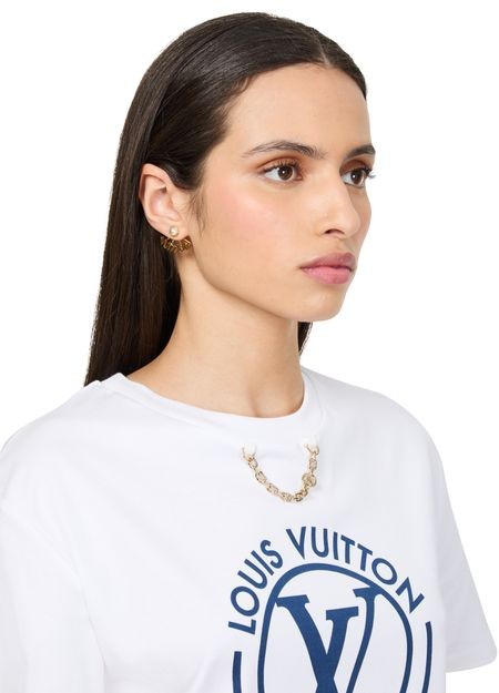 LOUIS VUITTON Flocked LV T-Shirt - Image 3