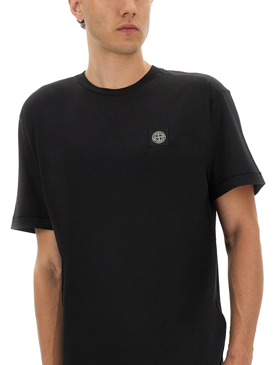 Stone Stone Island Slim Fit T Shirt - Image 3