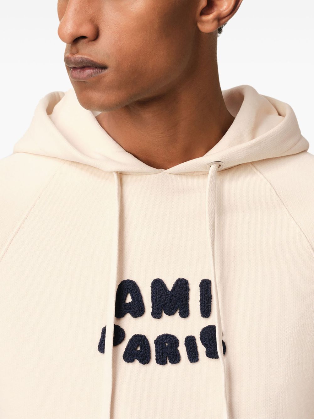 Ami Paris アミパリのロゴコットンパーカー - Image 3
